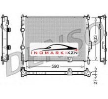 Радиатор NISSAN QASHQAI 2.0 A T 07-