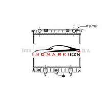 Радиатор LAND ROVER RANGE ROVER 2.5D 98-03 на Land Rover Range Rover II (1994–2002)