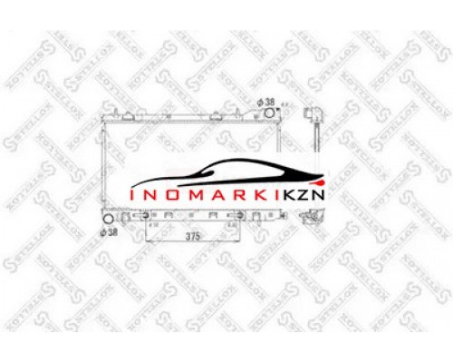 Заказать Радиатор охлаждение двигателя STELLOX 1025051SX на Subaru Forester I (1997–2000) в Казани