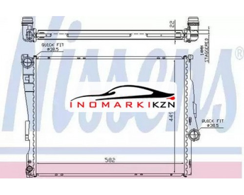 Купить Радиатор двигателя NISSENS 60784A в Казани