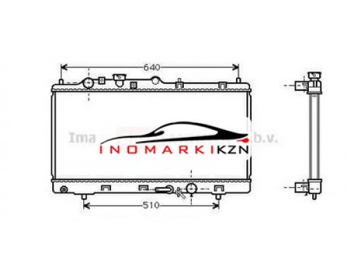 Заказать Радиатор MAZDA 323 1.5-1.9 98-05 в Казани