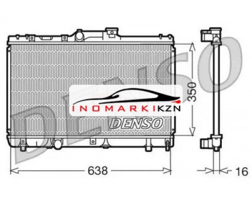 Купить Радиатор двигателя DENSO DRM50013 в Казани