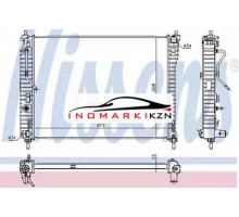 Радиатор OPEL ANTARA CHEVROLET CAPTIVA 2.4 3.0 3.2 A T 06-