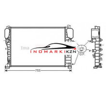 Радиатор MB W211 2.0-5.5 2.2D-2.7TD 02-