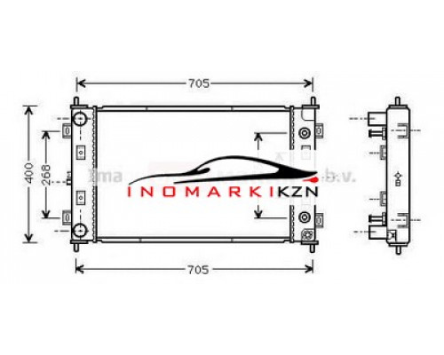 Заказать Радиатор CHRYSLER CIRRUS 2.0 2.5 95-02 в Казани