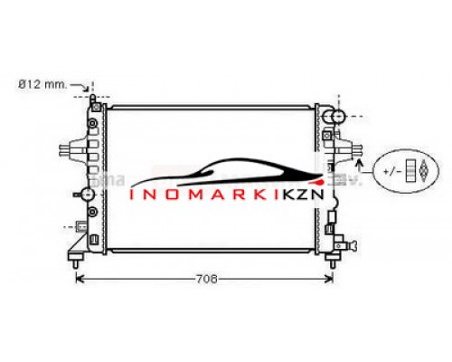 Заказать Радиатор OPEL ASTRA H 1.4 1.8 04- в Казани