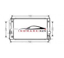 Радиатор TOYOTA CELICA 1.8 A T 99-05 на Toyota Celica VII (T230) (1999–2002)