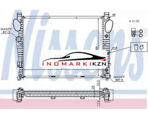 Заказать Радиатор двигателя NISSENS 62774A на Mercedes-Benz S-klasse AMG I (W220) (1999–2002) в Казани