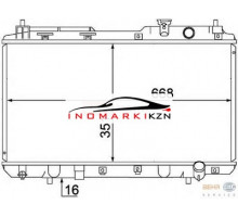 Радиатор HONDA CR-V 2.0 M T 95-03