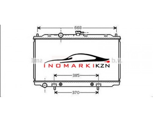 Заказать Радиатор NISSAN ALMERA PRIMERA 1.5-1.8 A T 00- в Казани