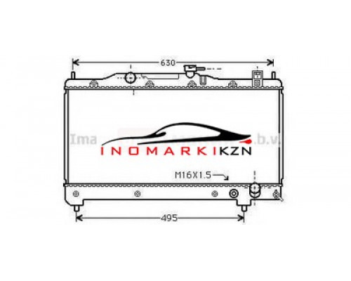 Купить Радиатор TOYOTA AVENSIS 2.0 M T 97-01 в Казани