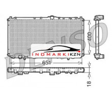 Радиатор охлаждение двигателя DENSO DRM33061