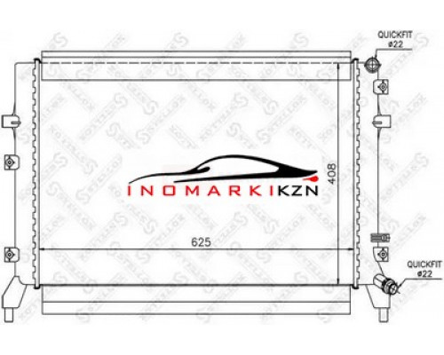 Купить Радиатор охлаждение двигателя STELLOX 1025447SX в Казани