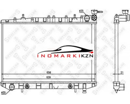 Купить Радиатор охлаждение двигателя STELLOX 1025045SX на Nissan Primera I (P10) (1990–1997) в Казани