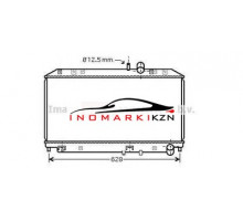 Радиатор MAZDA RX-8 1.3 03- на Mazda RX-8 I (2003–2008)