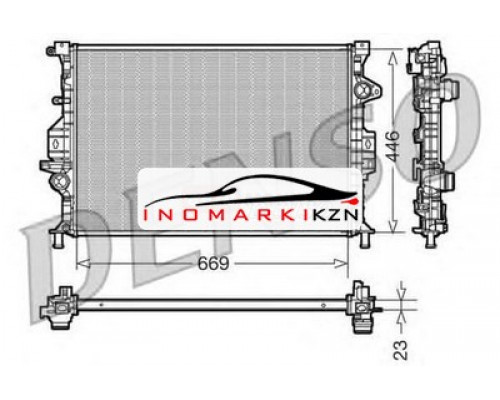 Купить Радиатор FORD MONDEO 1.6-2.3 1.8TD-2.2TD 07- в Казани