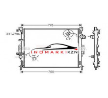 Радиатор FORD MONDEO IV 1.6-2.3 1.8TD-2.2TD 07-