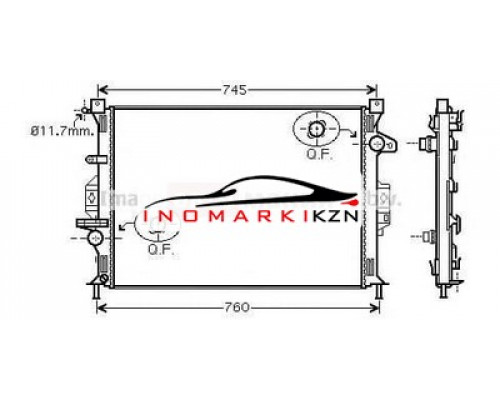 Купить Радиатор FORD MONDEO IV 1.6-2.3 1.8TD-2.2TD 07- в Казани
