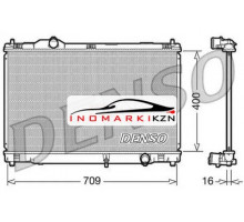 Радиатор охлаждение двигателя DENSO DRM51008 на Lexus GS III (2004–2007)