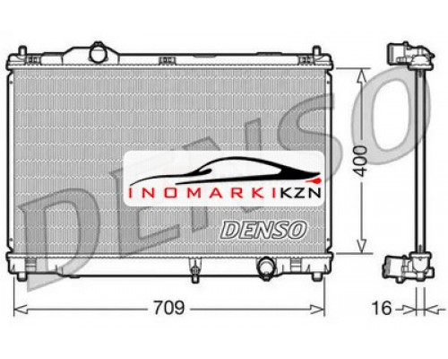 Купить Радиатор охлаждение двигателя DENSO DRM51008 на Lexus GS III (2004–2007) в Казани