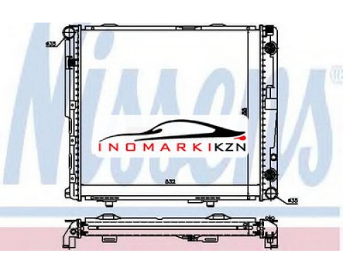 Заказать Радиатор MB W124 2.0D-3.0D 84-93 на MERCEDES E-CLASS W124 в Казани