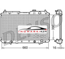 Радиатор охлаждение двигателя DENSO DRM40010 на Honda CR-V I (1995–1999)