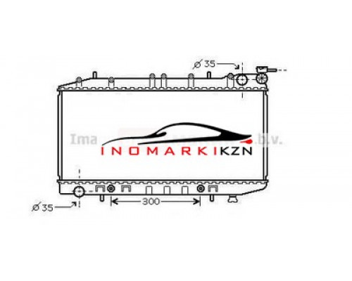 Купить Радиатор NISSAN ALMERA 1.6 95-01 на Nissan Almera I (N15) (1995–2000) в Казани
