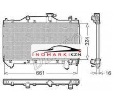 Радиатор охлаждение двигателя DENSO DRM50031 на Toyota Avensis I (1997–2000)