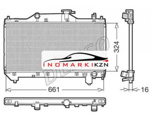 Заказать Радиатор охлаждение двигателя DENSO DRM50031 на Toyota Avensis I (1997–2000) в Казани