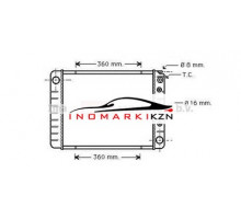 Радиатор VOLVO 740 2.0 2.3 87-92