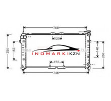Радиатор MAZDA 626 1.8 2.0 M T 92-02