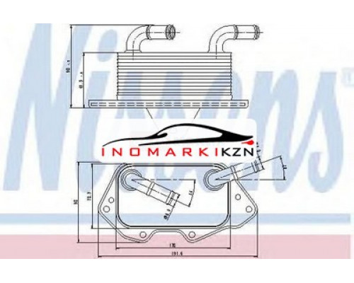 Купить Радиатор масляный AUDI A4 A5 A6 A8 Q5 2.4-3.2 3.0T 04- 10- в Казани