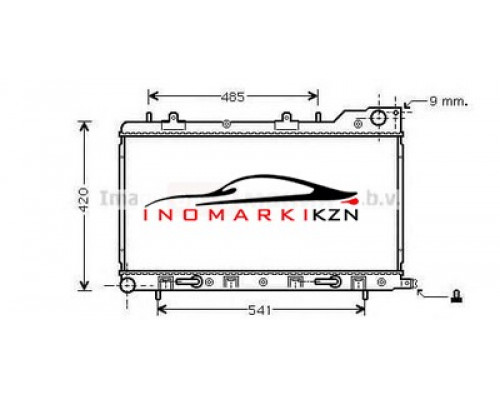 Заказать Радиатор SUBARU FORESTER 2.0 97-02 в Казани