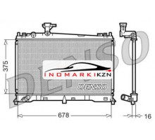 Радиатор охлаждение двигателя DENSO DRM44010 на Mazda 6 I (GG) (2002–2005)