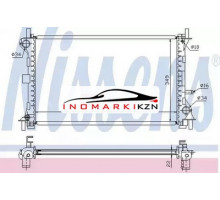 Радиатор двигателя NISSENS 62075A на Ford Focus I (1999–2004)