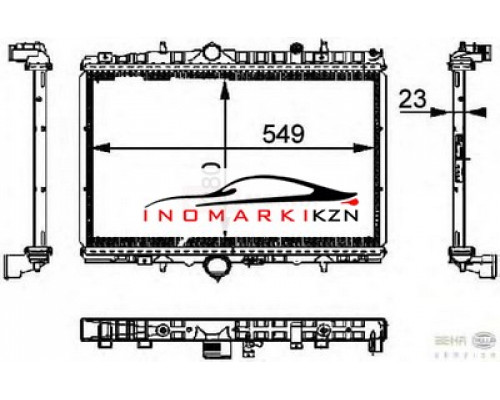 Заказать Радиатор CITROEN C5 2.0D 95-05 в Казани