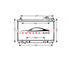 Радиатор INFINITI FX35 A T 03-