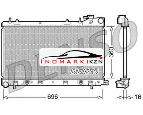 Купить Радиатор SUBARU FORESTER 2.0 02- в Казани