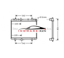 Радиатор PEUGEOT 308 1.4 07-