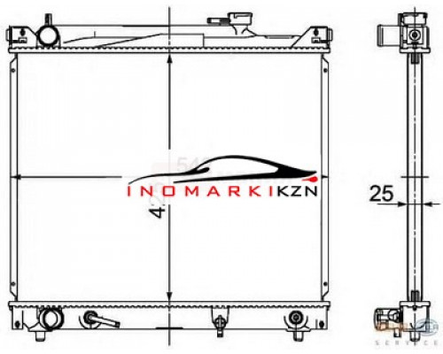 Заказать Радиатор SUZUKI GRAND VITARA 2.0 97- в Казани